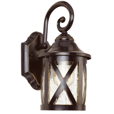 Trans Globe Lighting 5129 ROB 1 Light Wall Lantern in Rubbed Oil Bronze